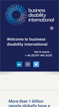 Mobile Screenshot of businessdisabilityinternational.org